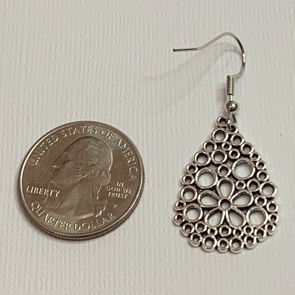 Celtic Earring, Boho Earring, Flower Earring, Geometric Earring, Gift Idea - Picture 5 of 5